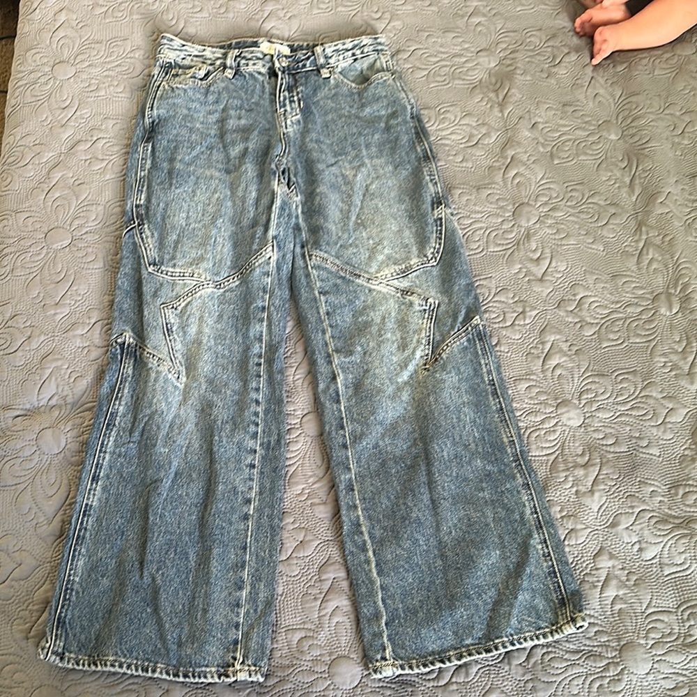 PacSun Vintage Wash Wide Leg Jeans